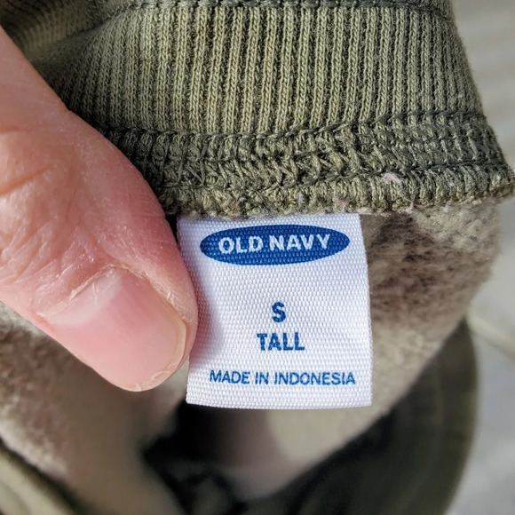 Old Navy Women's Green Camo Joggers Size Small Tall - Picture 3 of 15